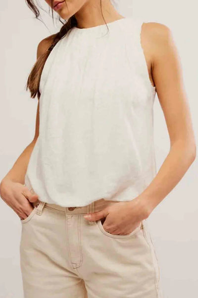 Free People: Unconditional Tank in Ivory - J. Cole ShoesFREE PEOPLEFree People: Unconditional Tank in Ivory