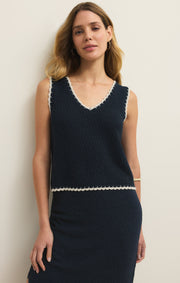 Z Supply: Yessenia Whipstitch Tank Eclipse
