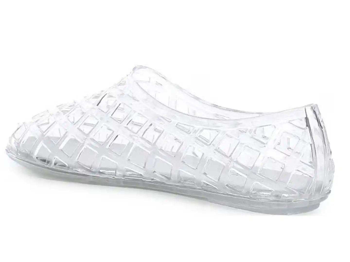 Jeffrey Campbell: Jellz in Clear Silver - J. Cole Shoes