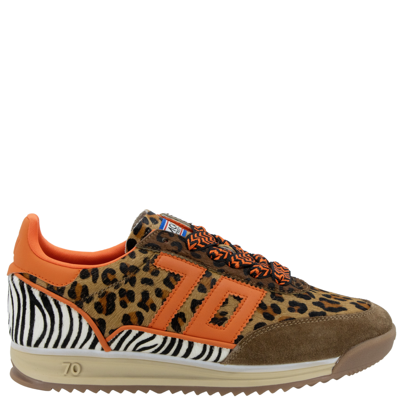 JOGGER L in MIX CUOIO ORANGE, right view
