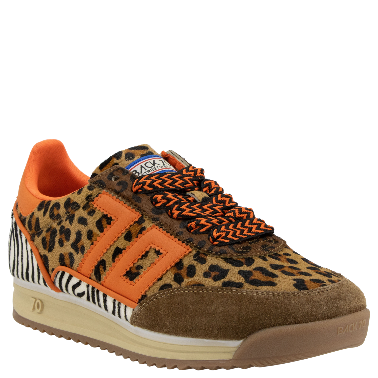 JOGGER L in MIX CUOIO ORANGE