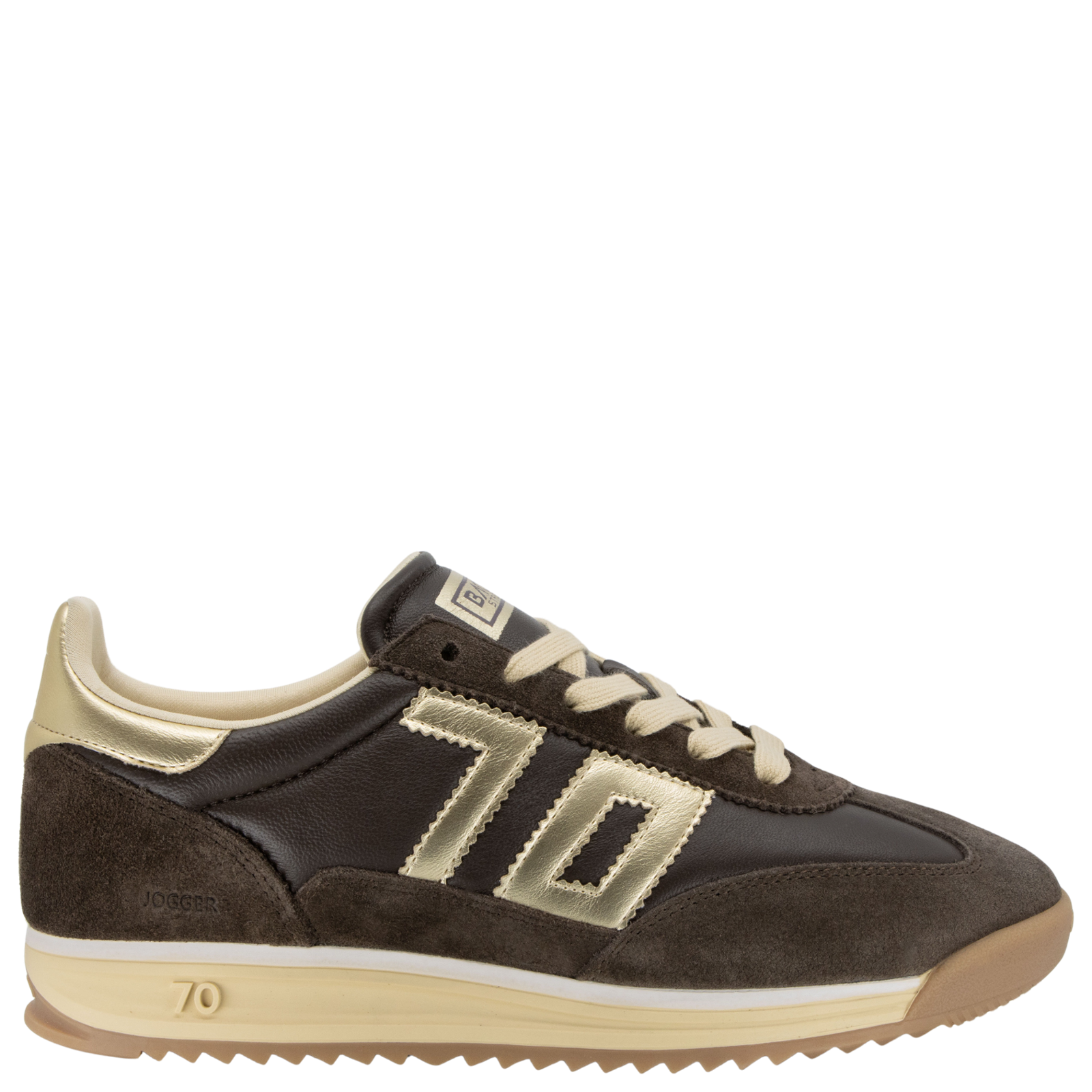 JOGGER N in COFFEE GOLD, right view