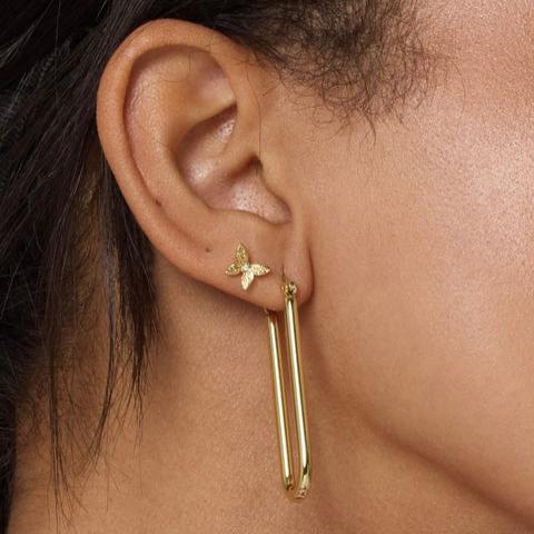 Kinsey Designs: Tate Hoop Earrings in Gold - J. Cole Shoes