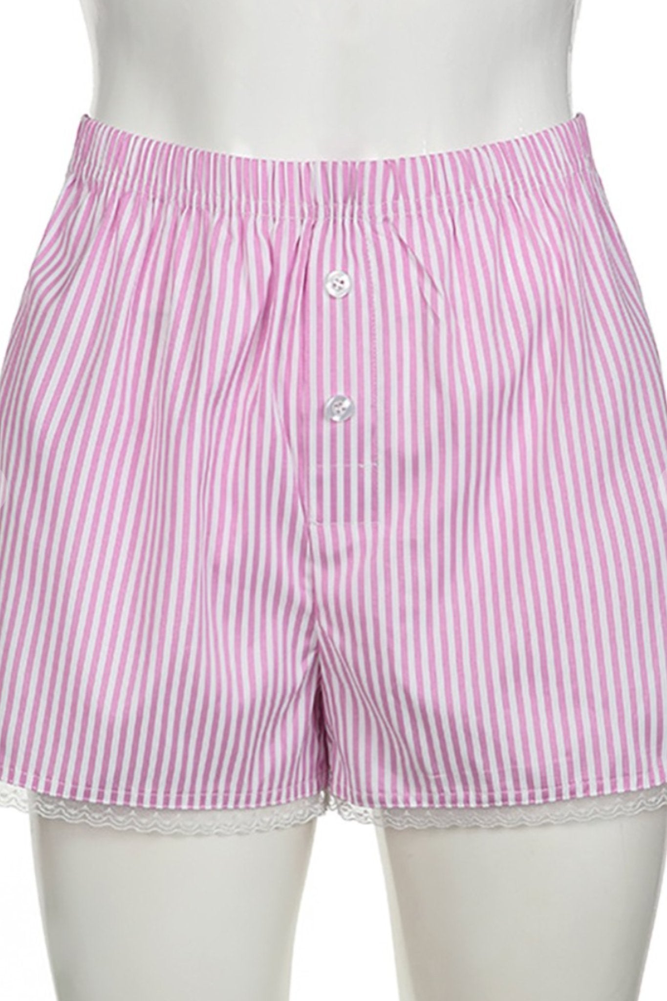 Lace Boxer Shorts in Pink - J. Cole ShoesDE VAVELace Boxer Shorts in Pink