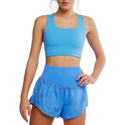 Free People Movement: Win Win Bra in Riviera Blue