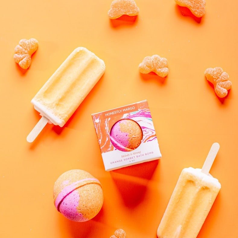 Melody Bath Bomb in Orange Sorbet - J. Cole ShoesHONESTLY MARGOMelody Bath Bomb in Orange Sorbet