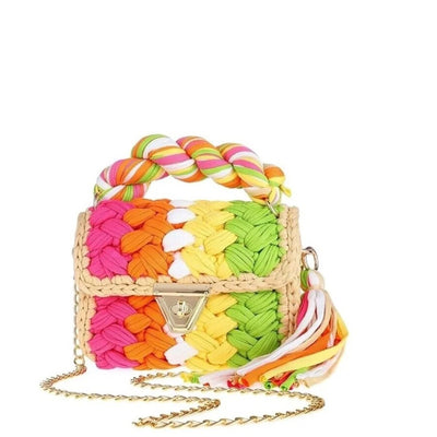 Montego Woven Bag in Sorbet Rainbow - J. Cole ShoesACCESSORY CONCIERGEMontego Woven Bag in Sorbet Rainbow