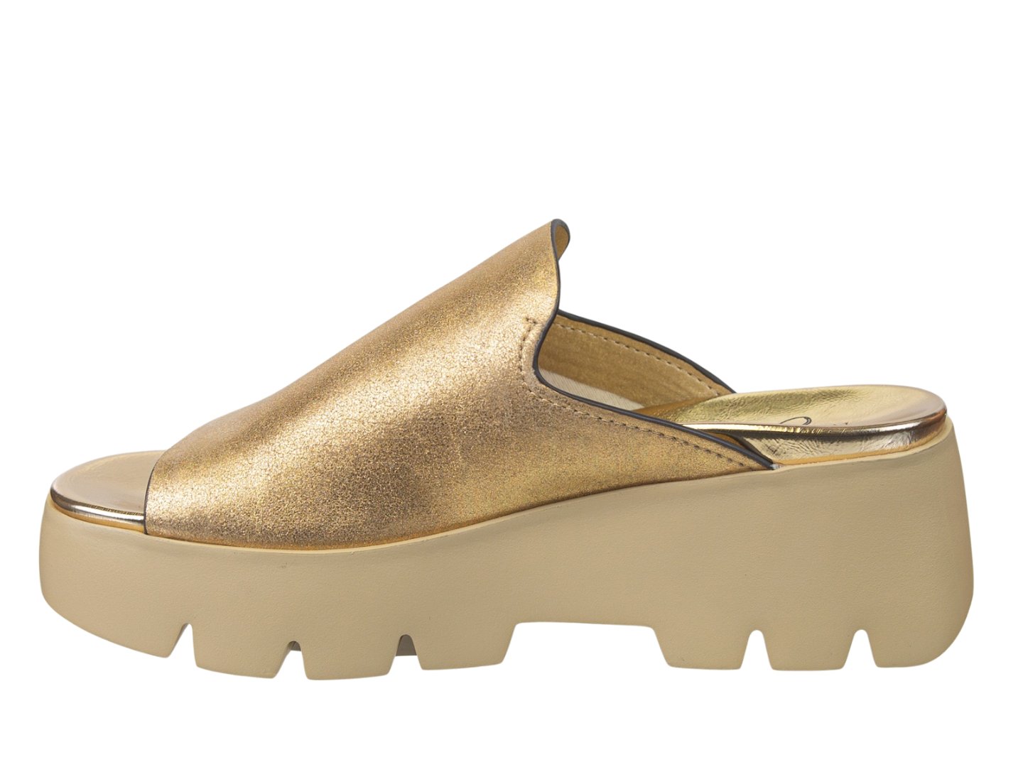 NAKED FEET - DRIFT in GOLD Platform Sandals - J. Cole ShoesNAKED FEETNAKED FEET - DRIFT in GOLD Platform Sandals