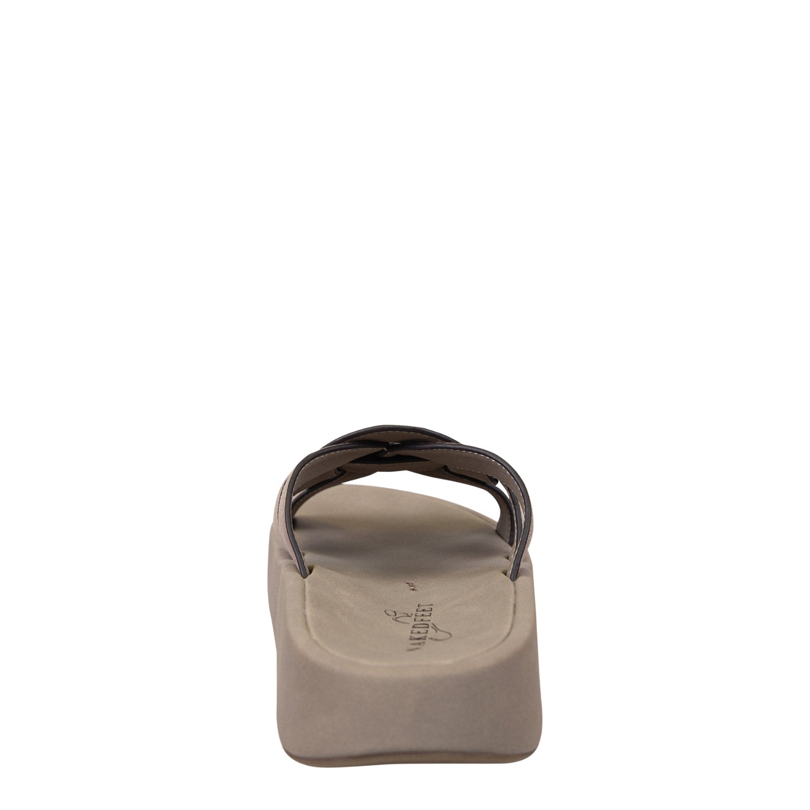 NAKED FEET - MARKET in GREIGE Platform Sandals - J. Cole ShoesNAKED FEETNAKED FEET - MARKET in GREIGE Platform Sandals