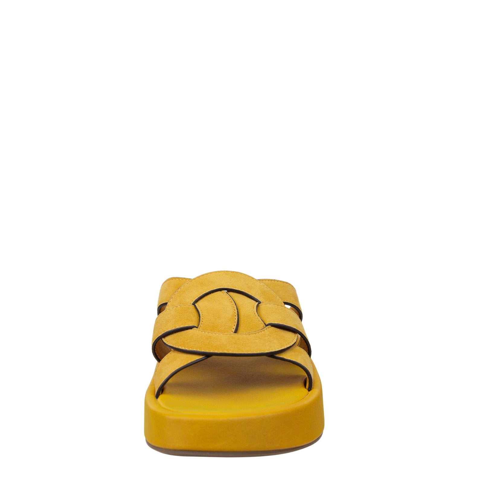 NAKED FEET - MARKET in YELLOW Platform Sandals - J. Cole ShoesNAKED FEETNAKED FEET - MARKET in YELLOW Platform Sandals