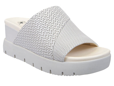 OTBT: NORM in WHITE Wedge Sandals - J. Cole ShoesOTBTOTBT: NORM in WHITE Wedge Sandals