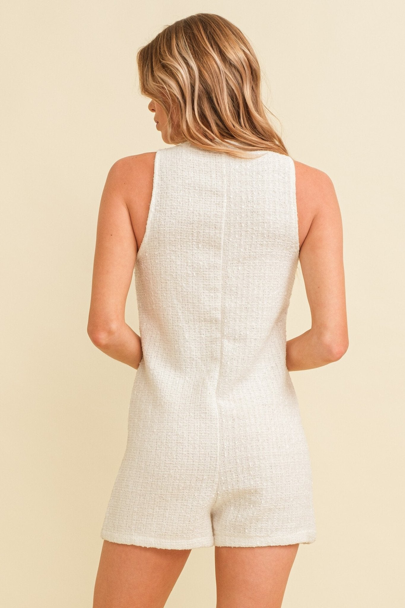 Paris romper in white - J. Cole ShoesCLOUD TENParis romper in white