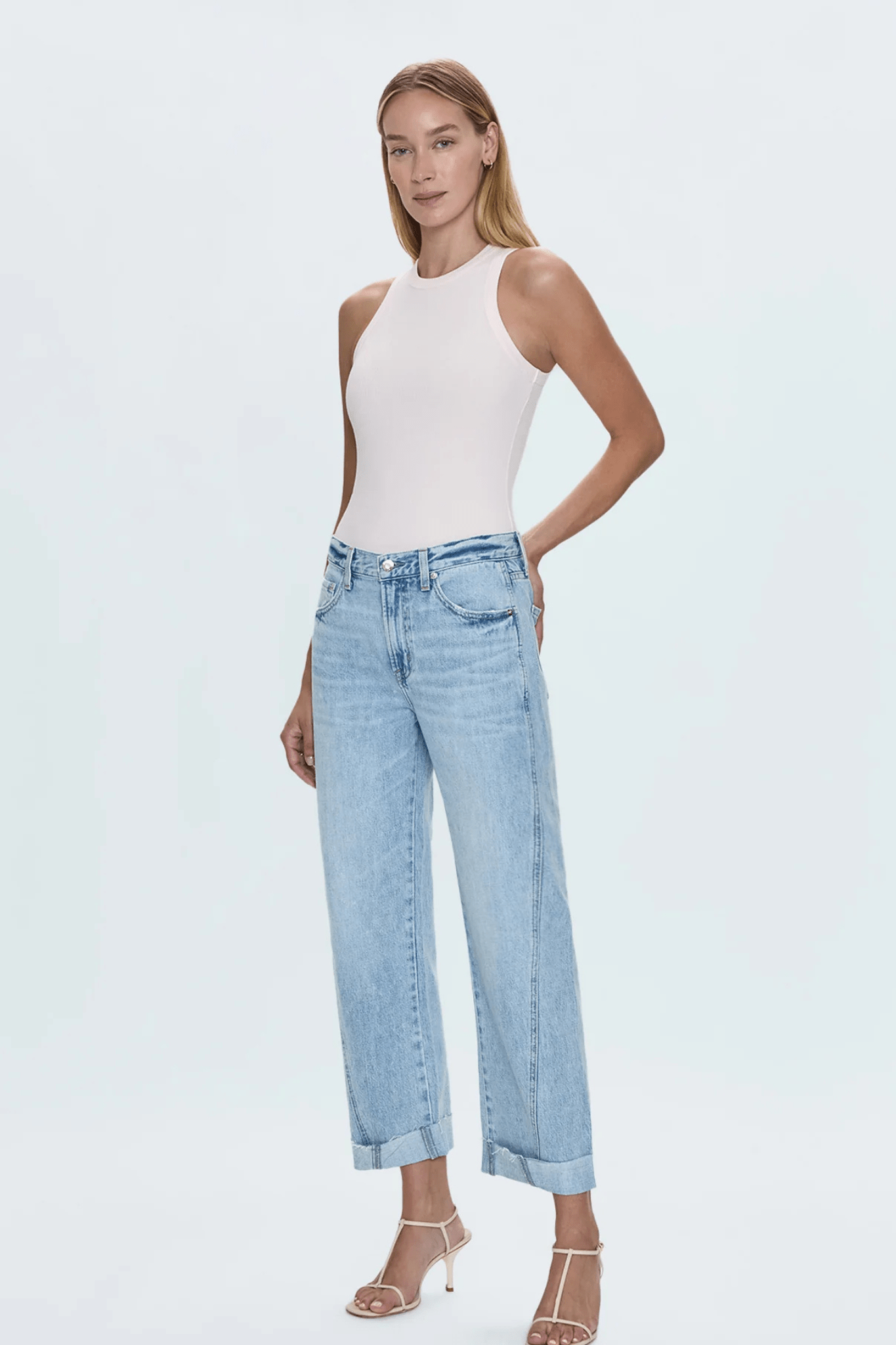 Pistola: Kacey Mid Rise Cuffed Boyfriend Pant in Berkeley - J. Cole ShoesPISTOLAPistola: Kacey Mid Rise Cuffed Boyfriend Pant in Berkeley