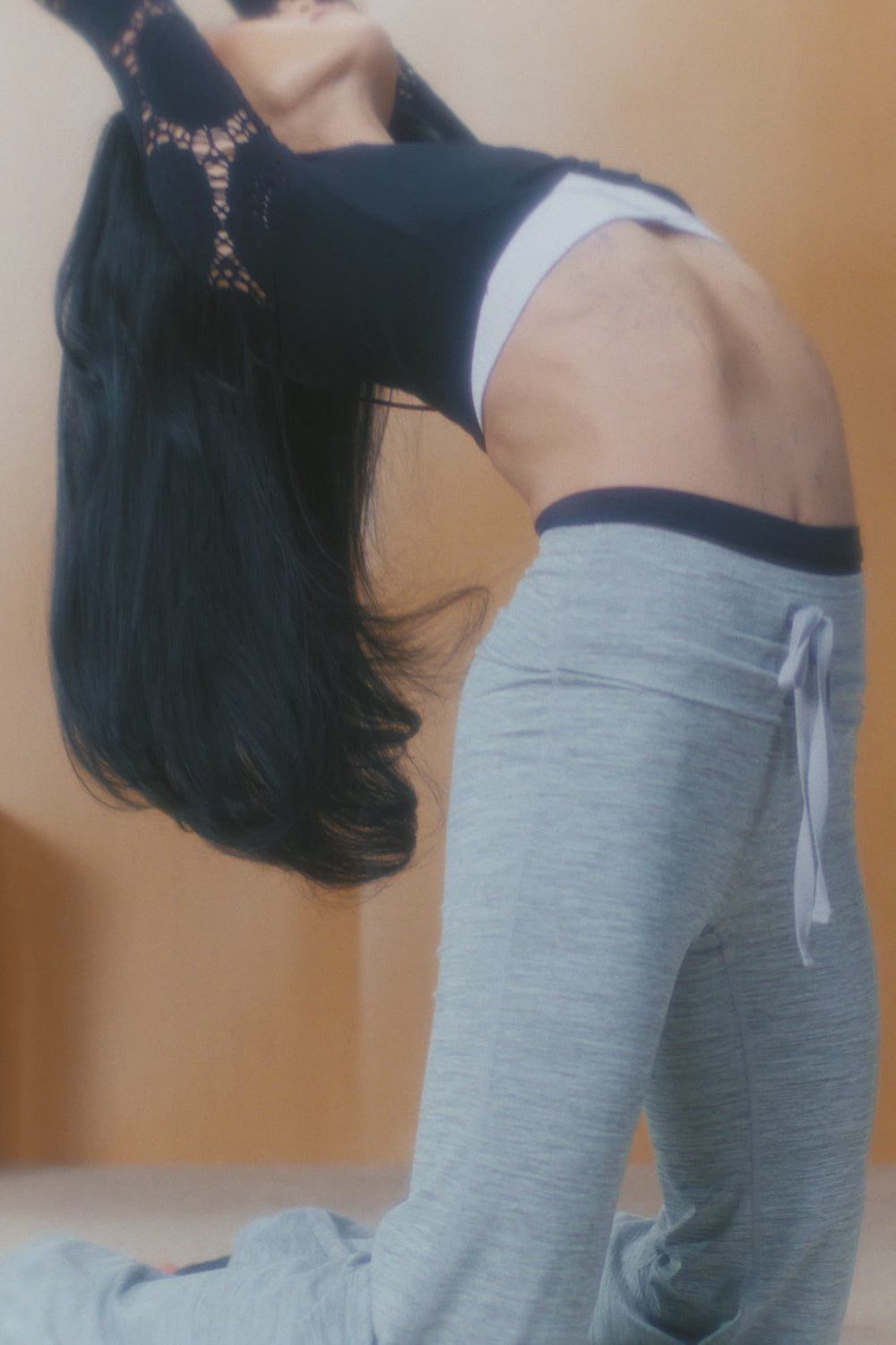 Load video: Free People Movement: Quick Step Heather Bubble Pants