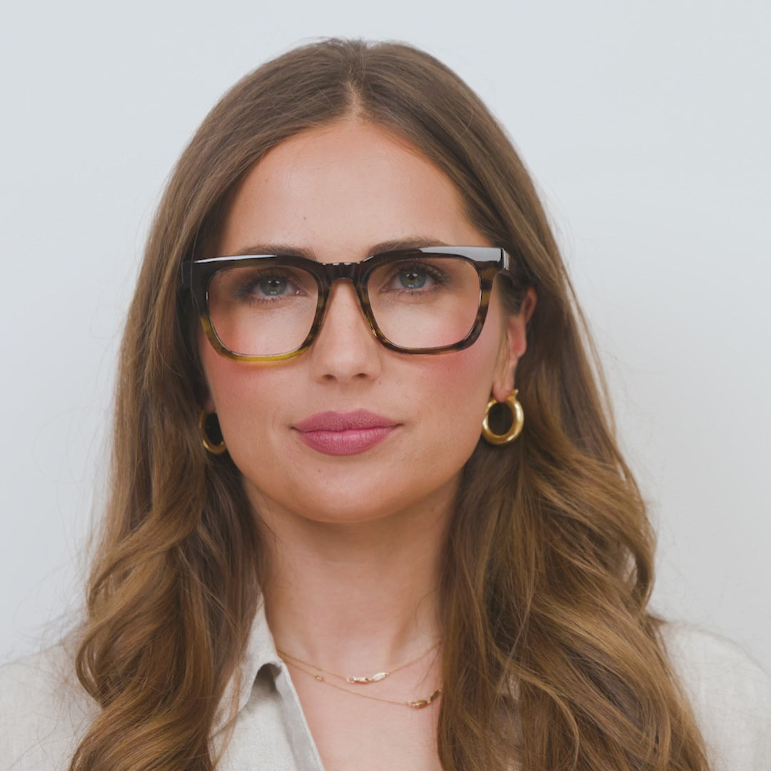 Load video: Peepers: Cavern Progressive in Green Ombre Horn