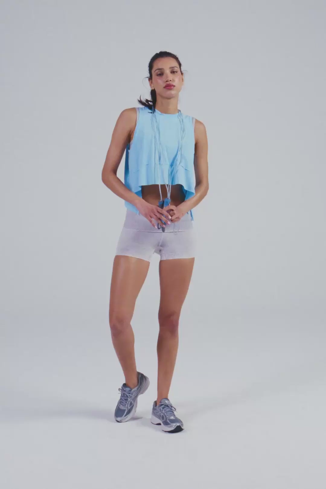 Load video: Free People Movement: Tempo Tank in Bright Blue