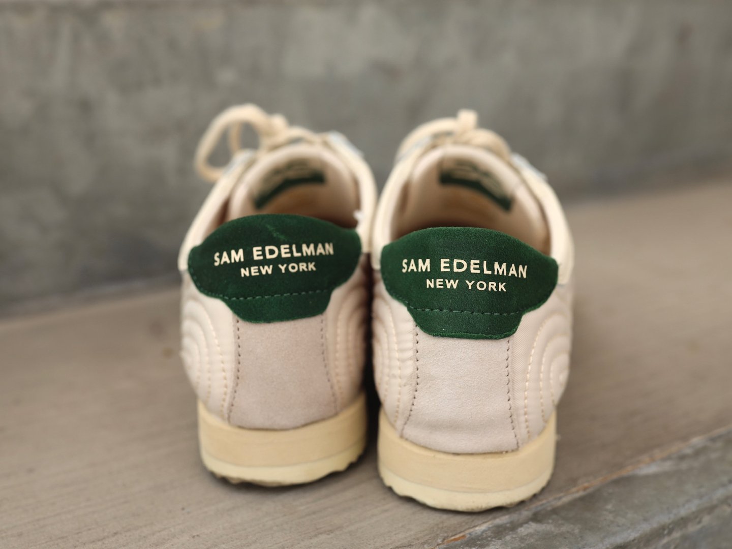 Sam Edelman: Isabel in Ivory & Green - J. Cole Shoes
