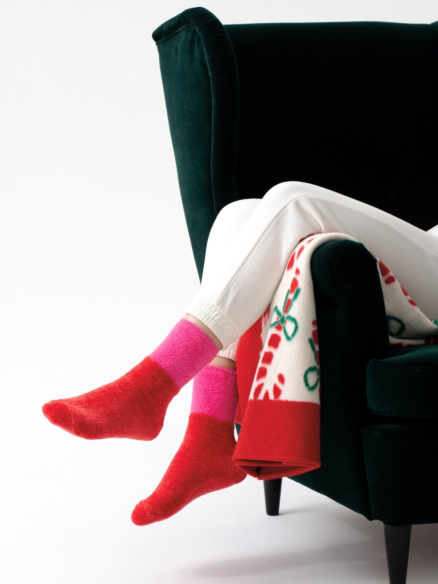Shiraleah: Amarie Socks in Red - J. Cole ShoesSHIRALEAHShiraleah: Amarie Socks in Red