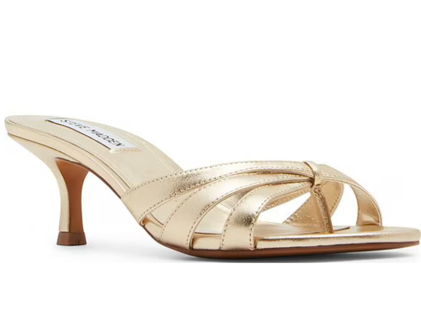 Steve Madden Cary Sandal | Women's | Gold Leather | Size 6