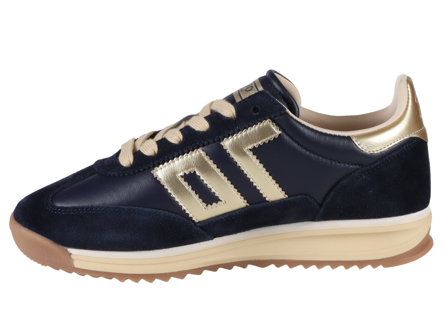 Back 70: JOGGER N in NAVY GOLD Sneakers