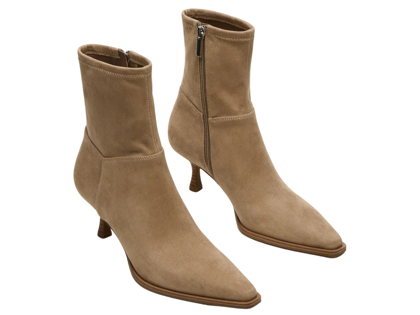 Steve Madden: Stasia Boot in Taupe front view 