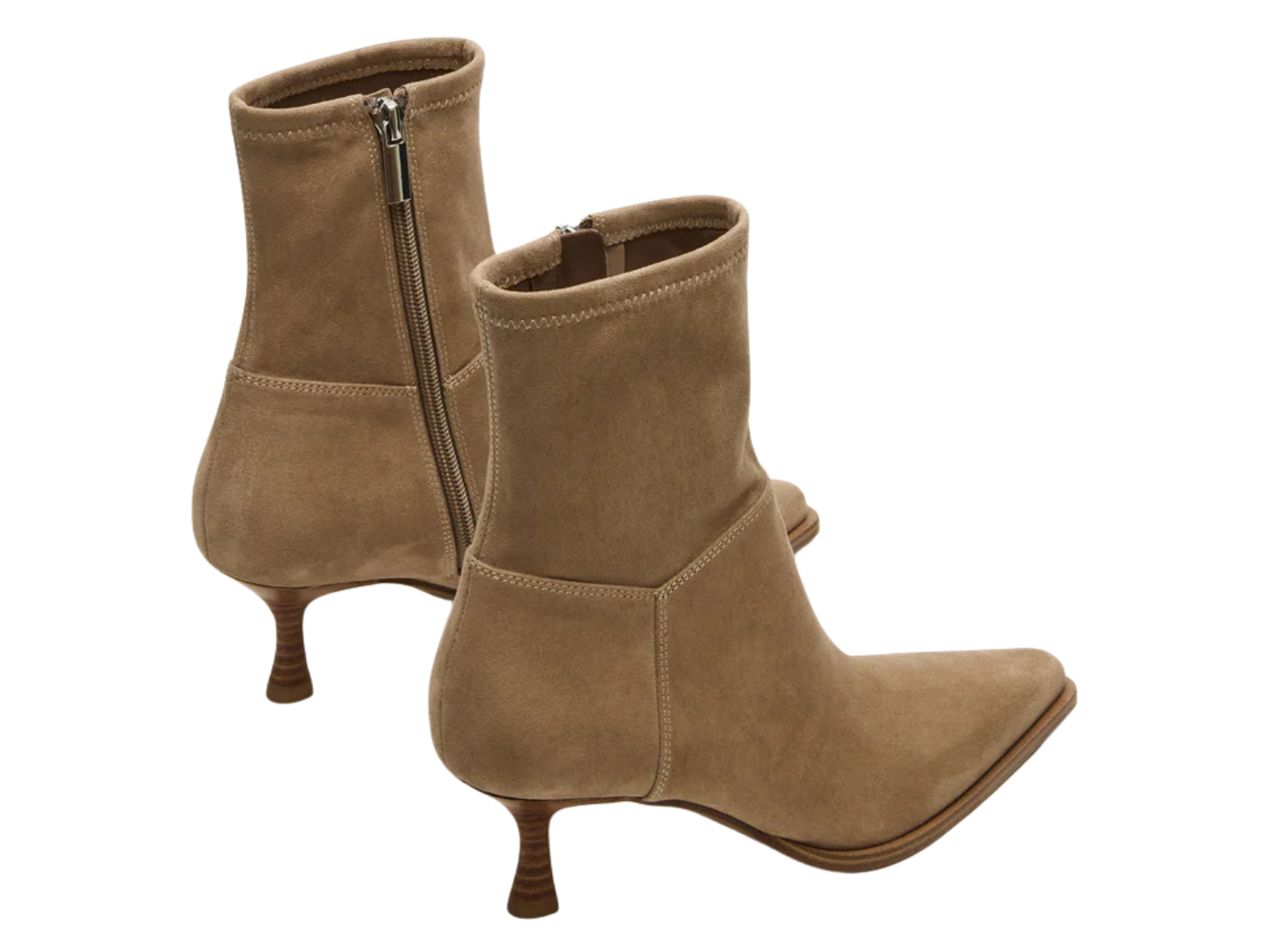 Steve Madden: Stasia Boot in Taupe back view 