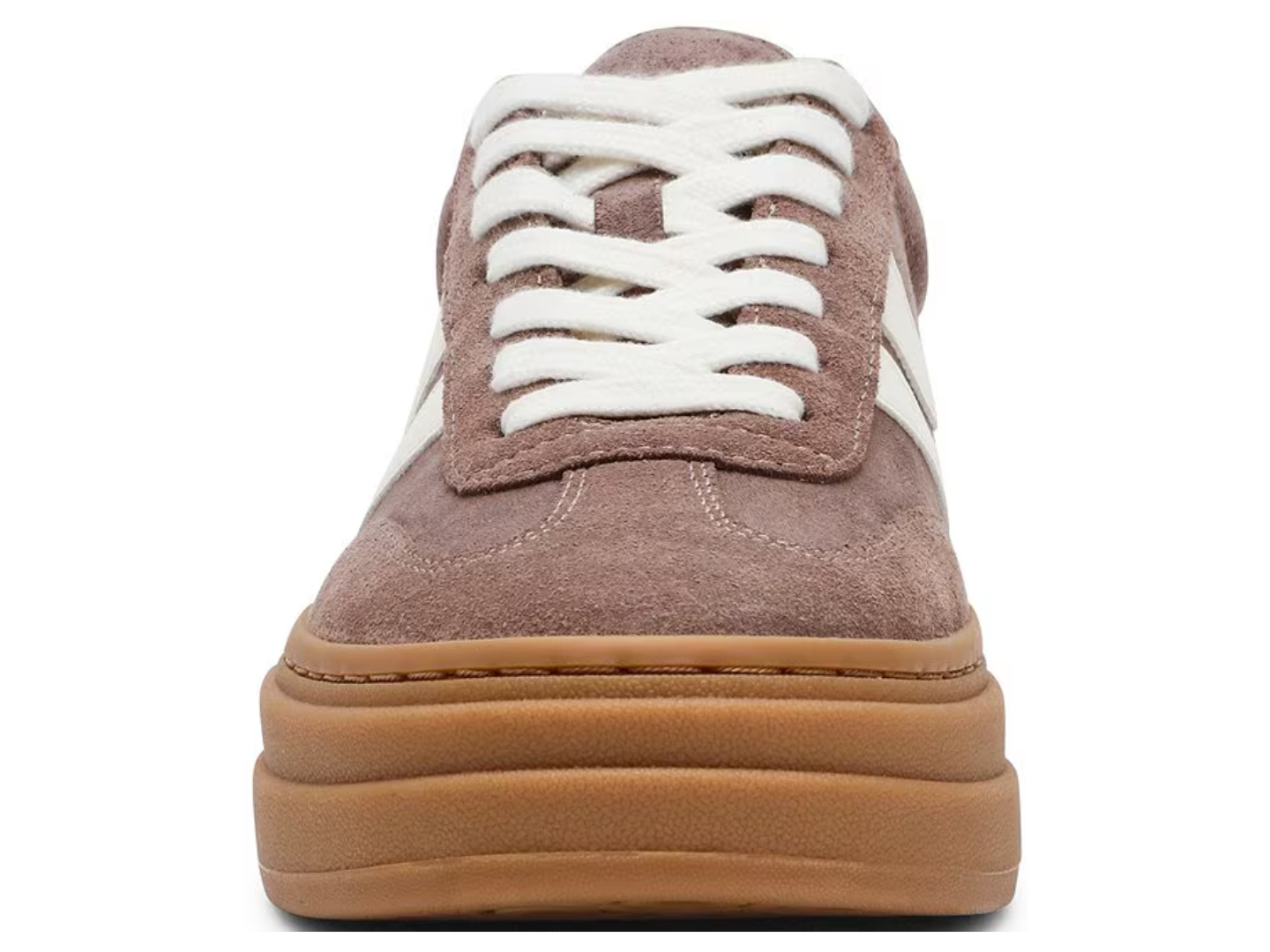 Steve Madden: Dodge in Taupe Multi front view of shoe 