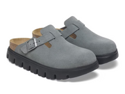 Birkenstock: Boston Chunky in Basalt Gray Black J.Cole Shoes