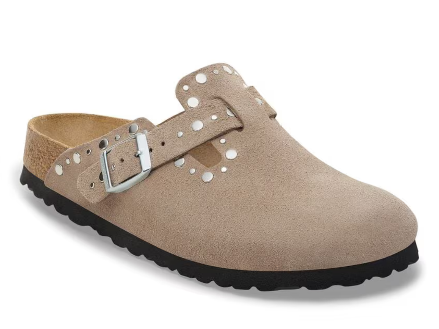 Birkenstock: Boston Rivet in Taupe J.Cole Shoes Tulsa Oklahoma 