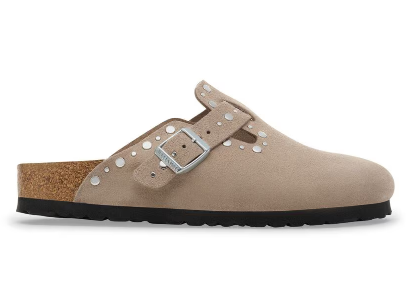 Birkenstock: Boston Rivet in Taupe J.Cole Shoes Tulsa Oklahoma 