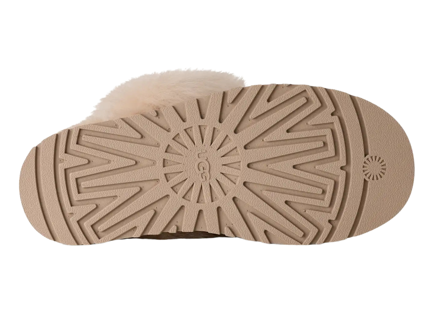 Disquette Chalet in Sandcastle by Ugg sole of the shoe 