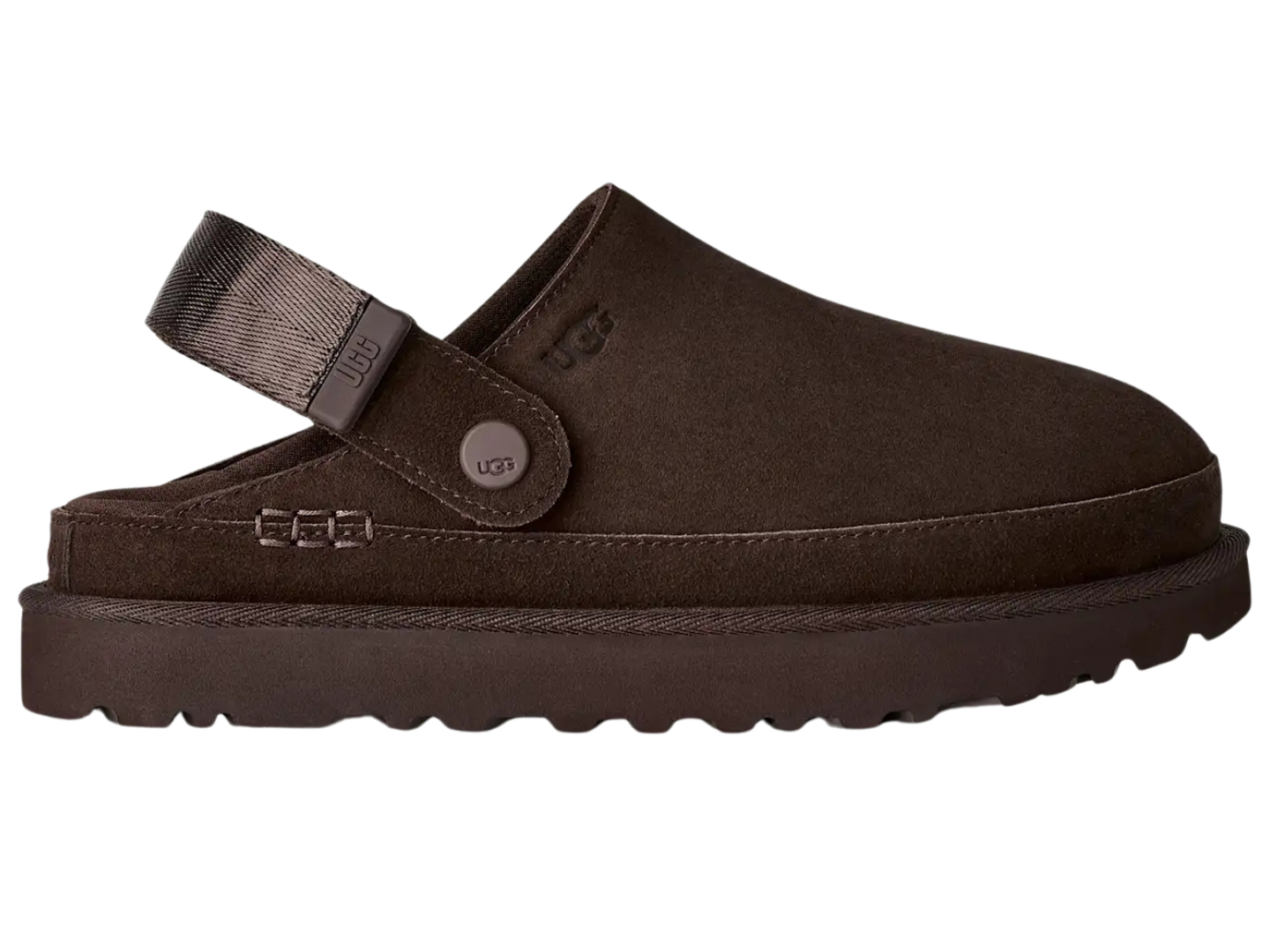 Ugg: Goldenstar Clog in Dusted Cocoa side view