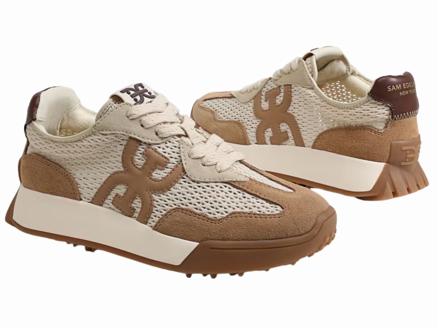 Sam Edelman: Langley Mesh Ivory Tan