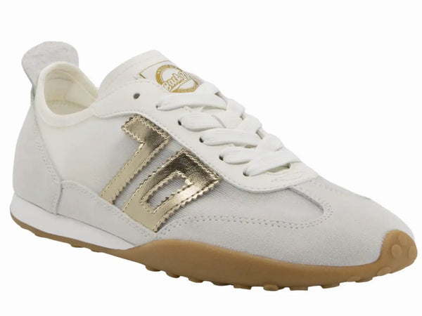 Paris N26 in White Gold Sneakers | Women's Shoes by BACK 70 – J