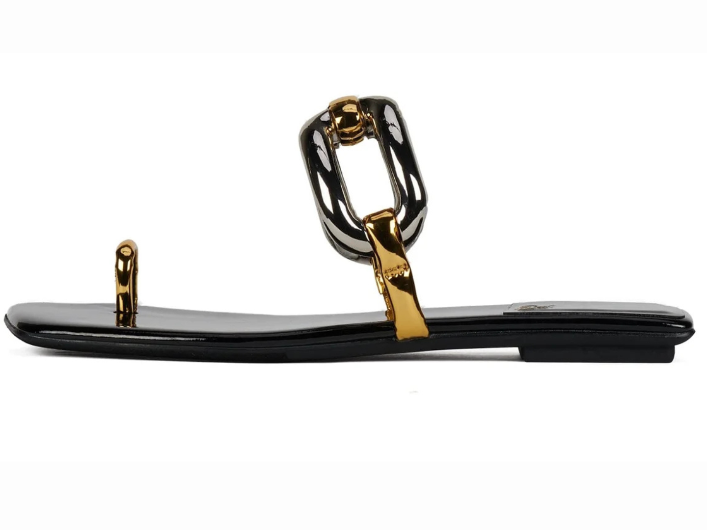 Jeffrey Campbell: Guilded-2 in Black Patent Combo