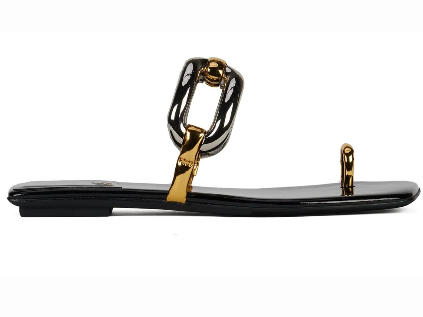 Jeffrey Campbell: Guilded-2 in Black Patent Combo