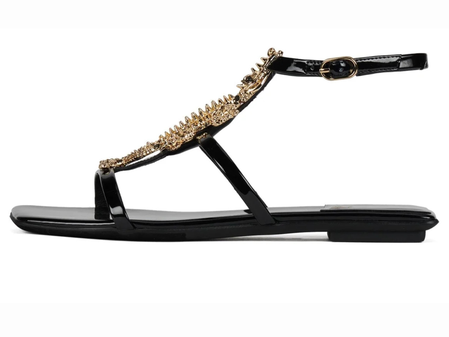 Jeffrey Campbell: Reptilian in Black/Gold