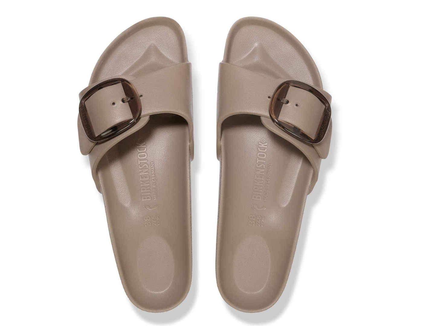 Birkenstock: Madrid EVA Big Buckle in Gray Taupe
