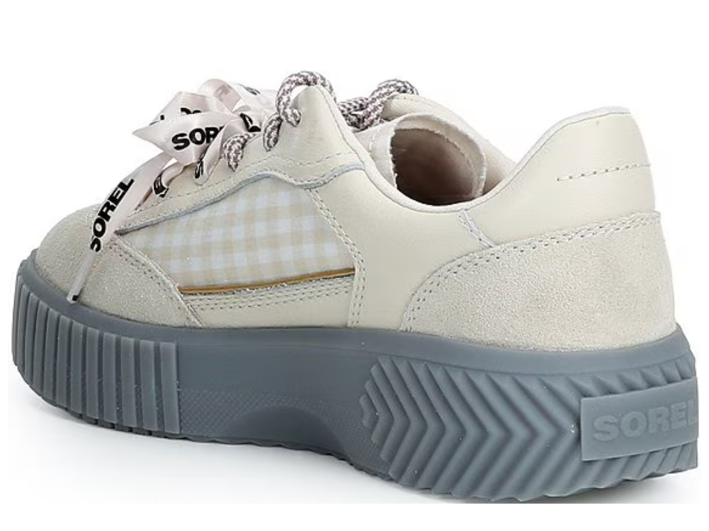 Sorel: ONA Ave Charm in Chalk/Grey Ash