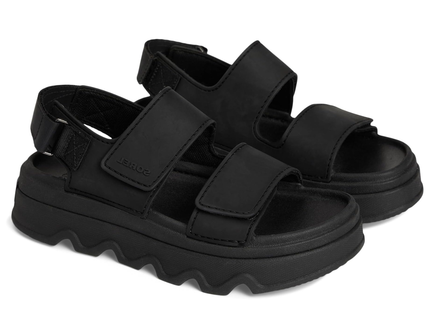 Sorel: Kinetic Sunchase Ankle Strap in Black