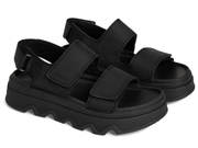 Sorel: Kinetic Sunchase Ankle Strap in Black