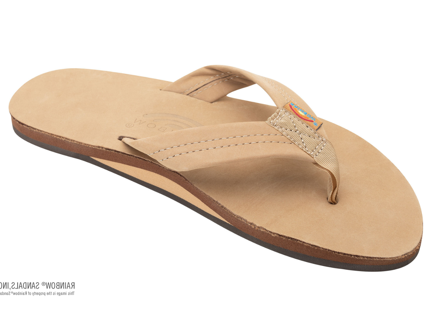 Rainbow: Premier Leather in Sierra Brown - Wide Strap