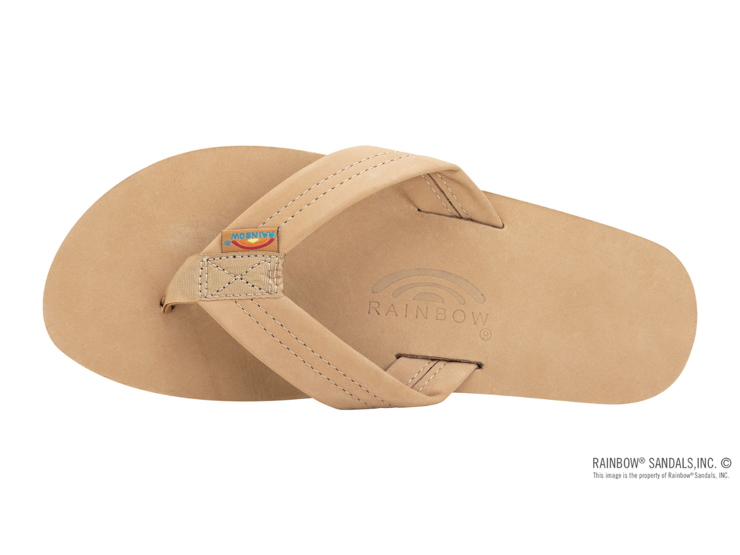 Rainbow: Premier Leather in Sierra Brown - Wide Strap