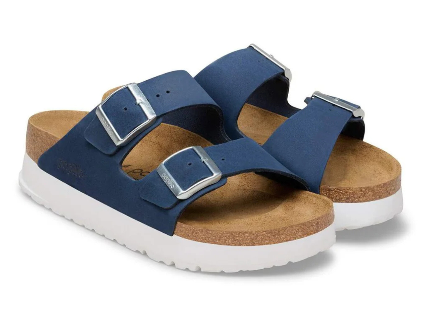 Birkenstock: Arizona Flex Platform in New Navy