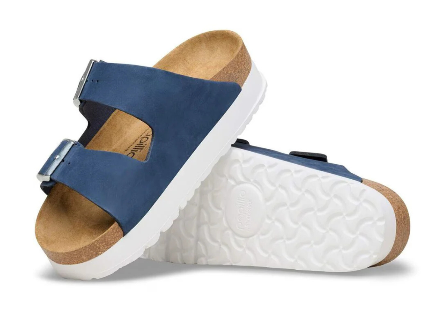 Birkenstock: Arizona Flex Platform in New Navy