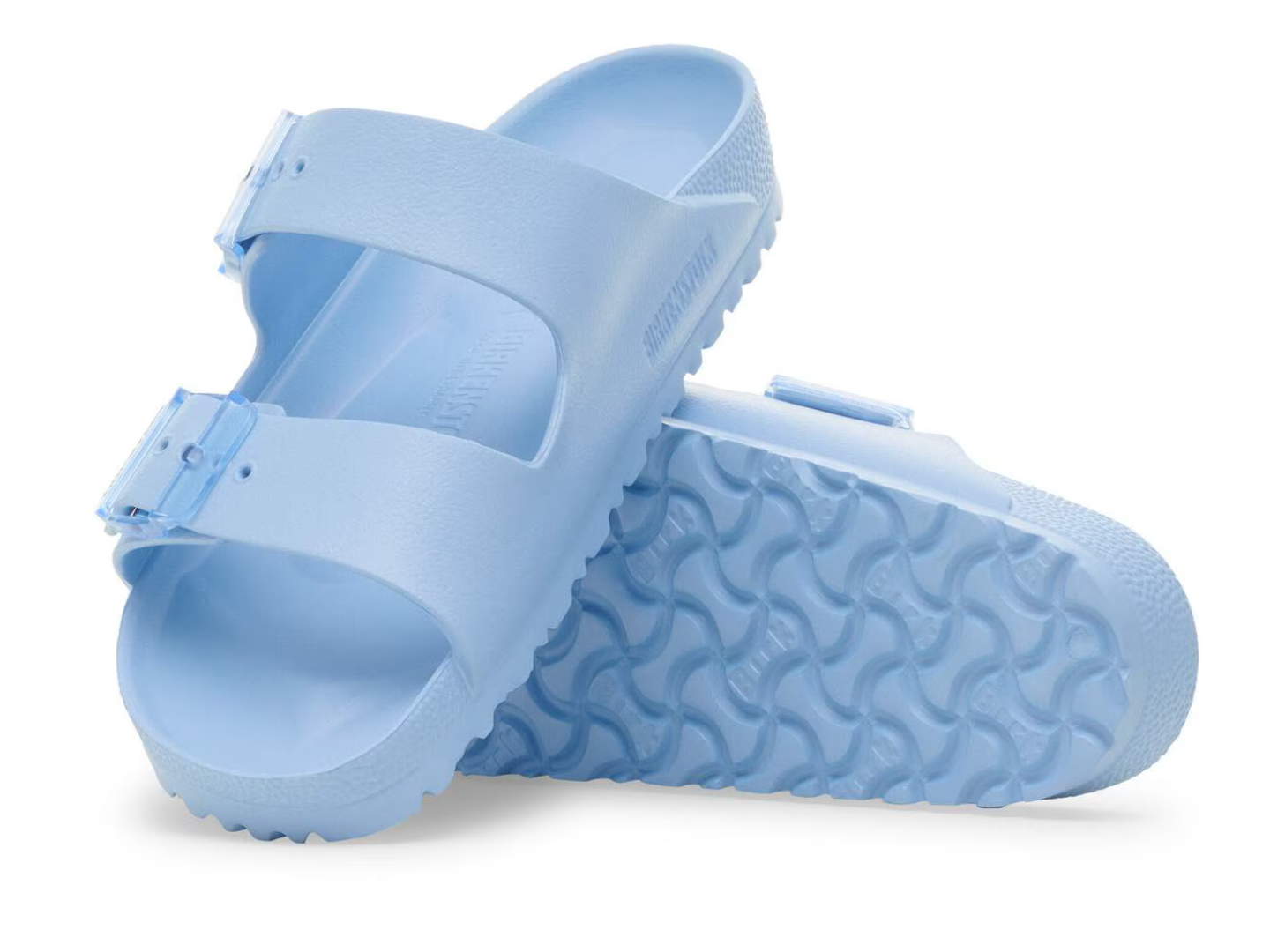 Birkenstock: Arizona Stealth Buckle EVA in Dusty Blue