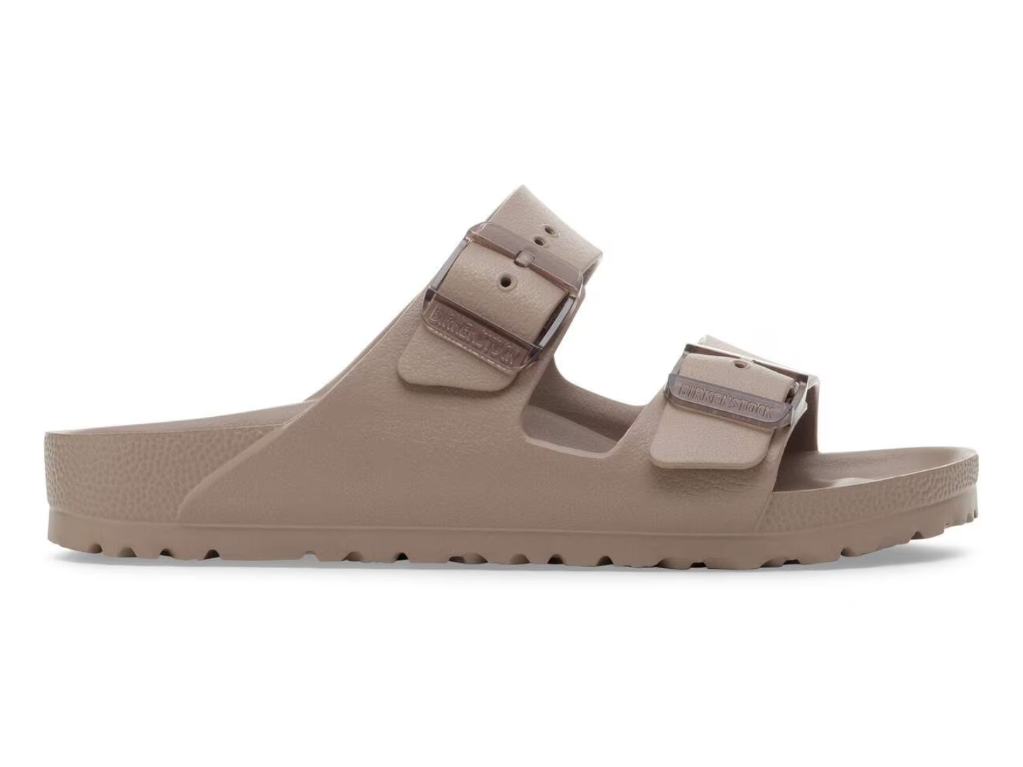 Birkenstock: Arizona Stealth Buckle EVA in Gray Taupe