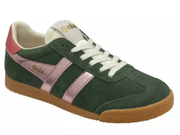 Gola: Elan Glitz Sneaker in Evergreen/Pink/Coral