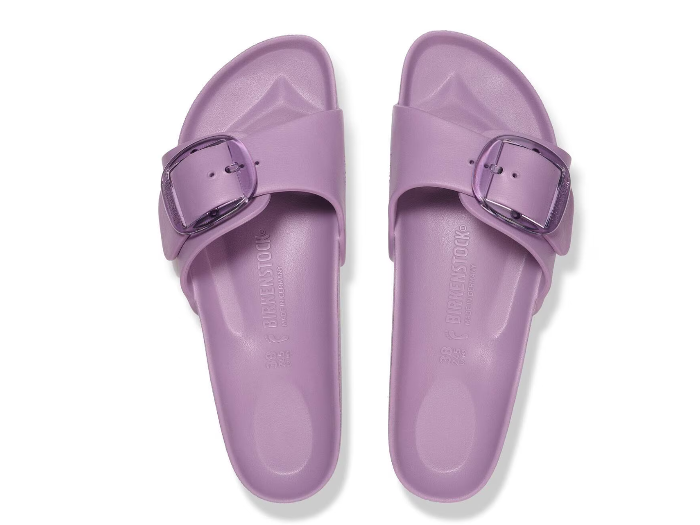 Birkenstock: Madrid Big Buckle EVA in Mauve