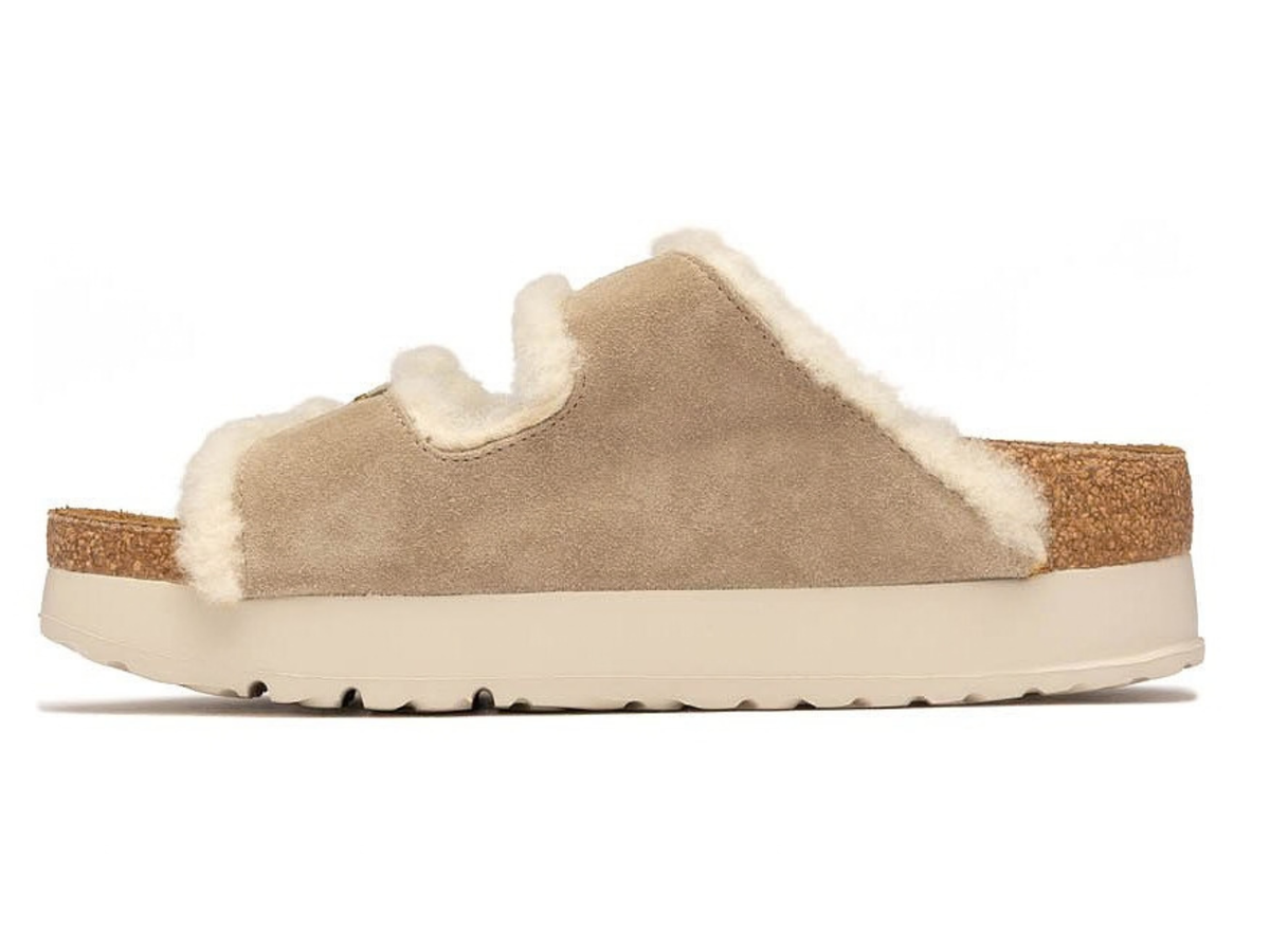 fur lined birkenstocks at jcole shoes tulsa